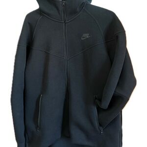 Women’s Nike Tech Black Full-Zip Hoodie